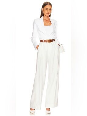 NONchalant Fabi Wide Leg Pant in White (S)